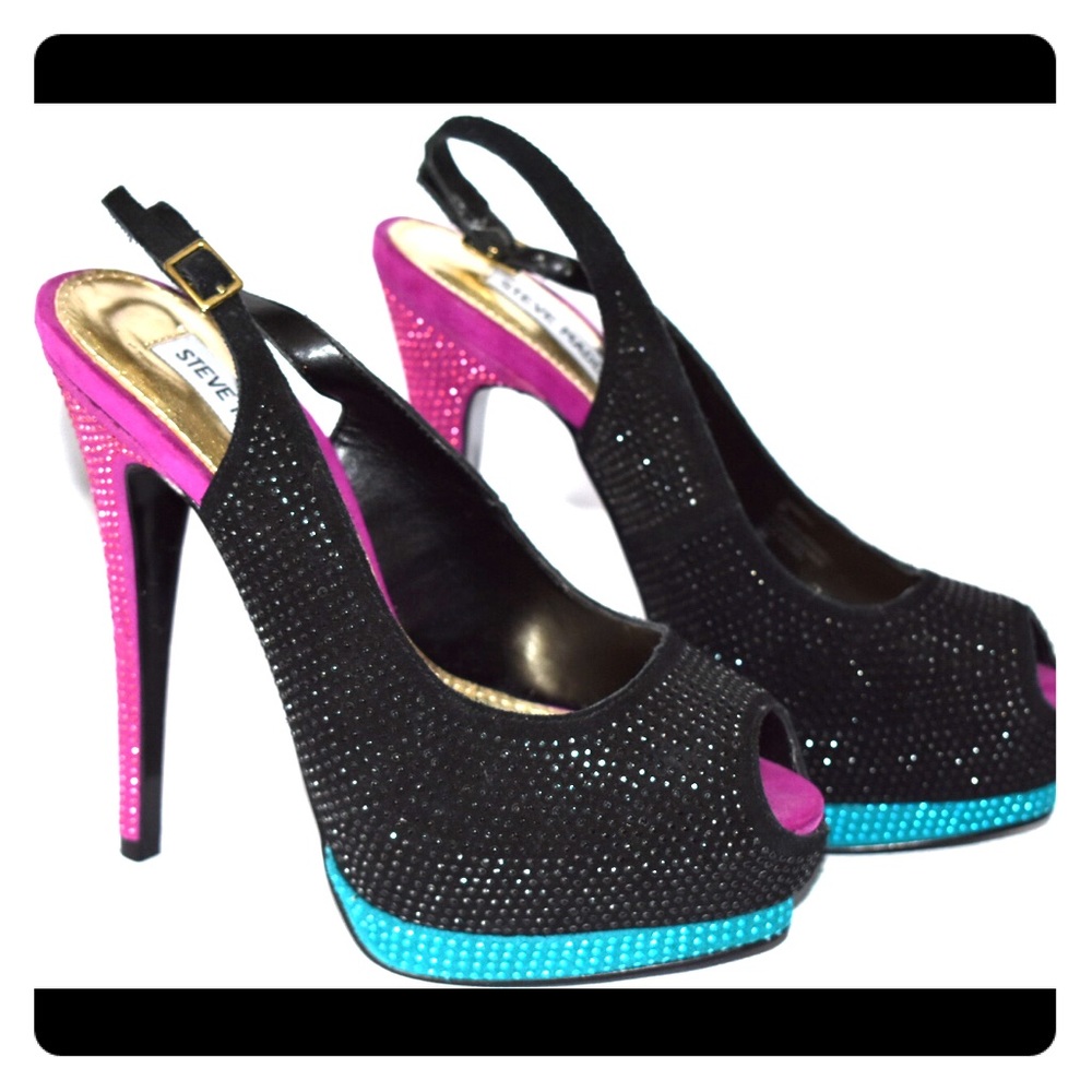 Steve Madden rhinestone heels